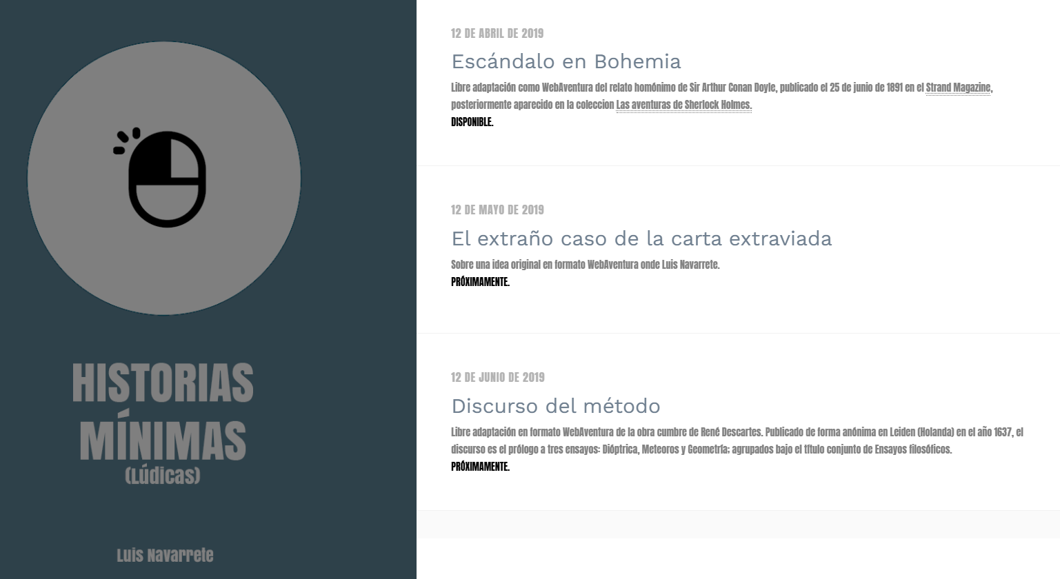 Portada del proyecto